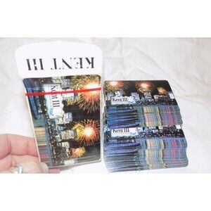 Kent III advertising playing cards